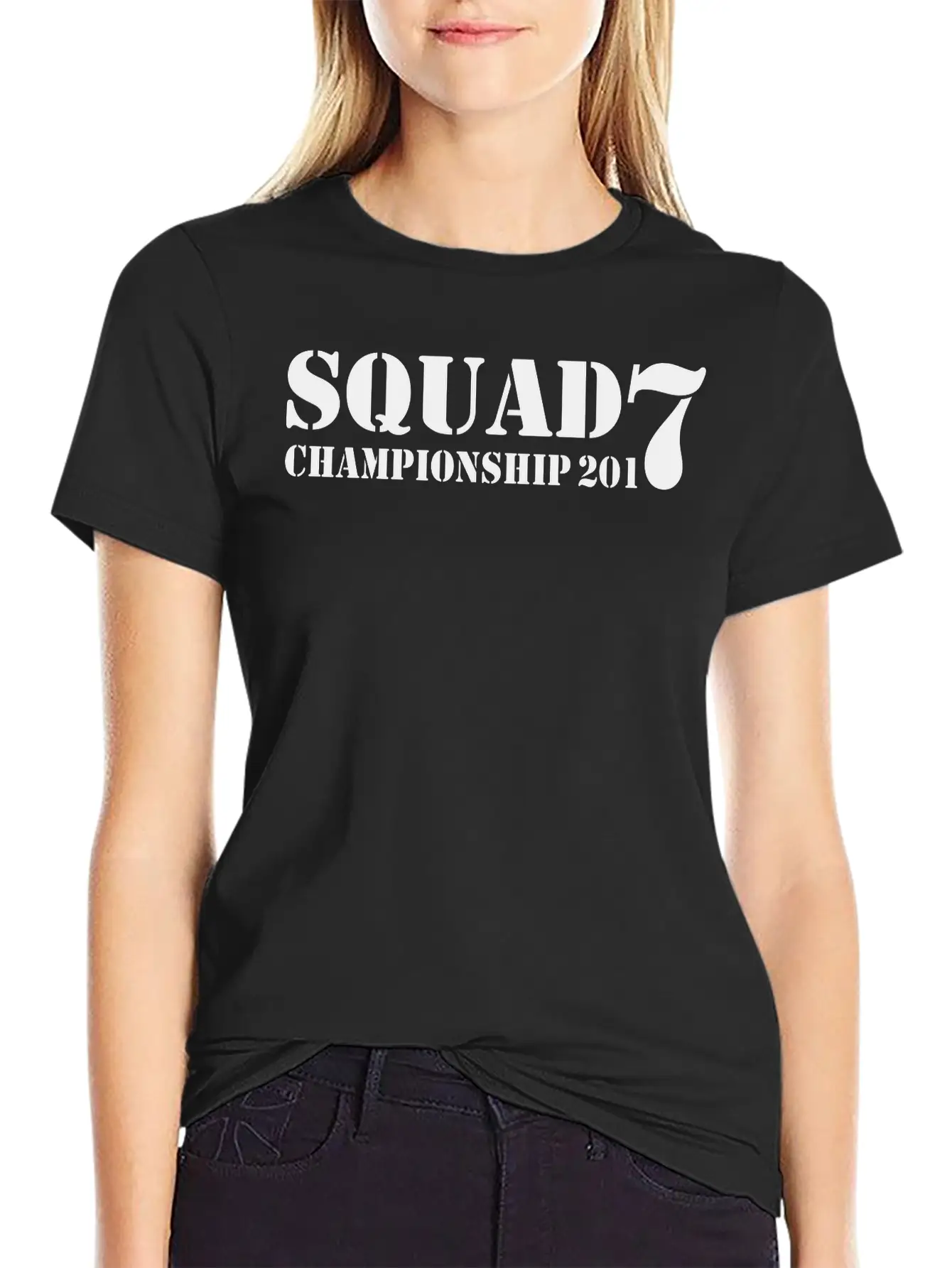 Squad 7 Classic Fit Graphic Tee For Daily Comfort – Unisex Cotton Shirt