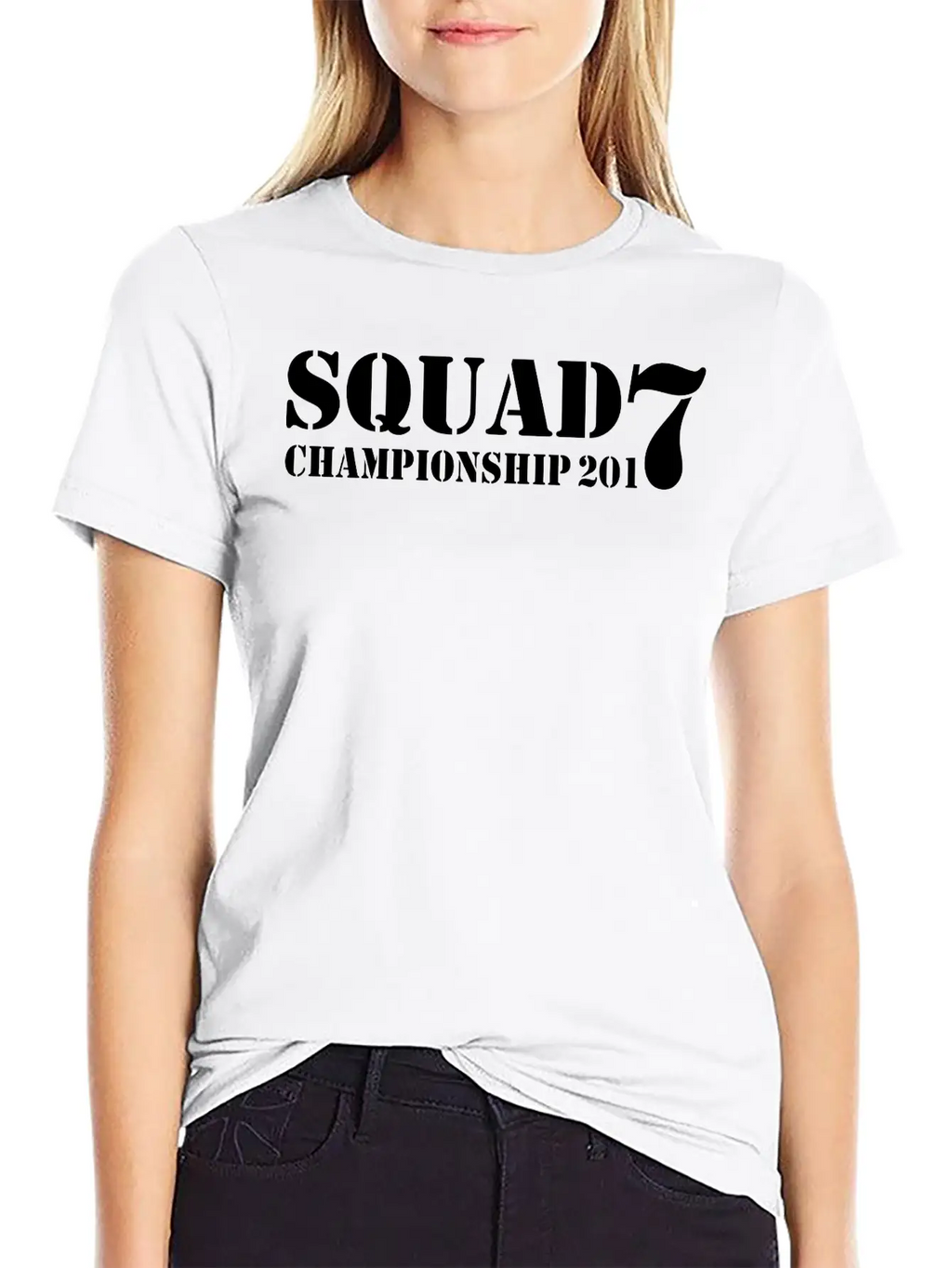 Squad 7 Classic Fit Graphic Tee For Daily Comfort – Unisex Cotton Shirt