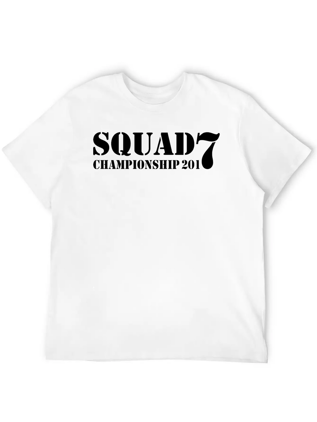 Squad 7 Classic Fit Graphic Tee For Daily Comfort – Unisex Cotton Shirt