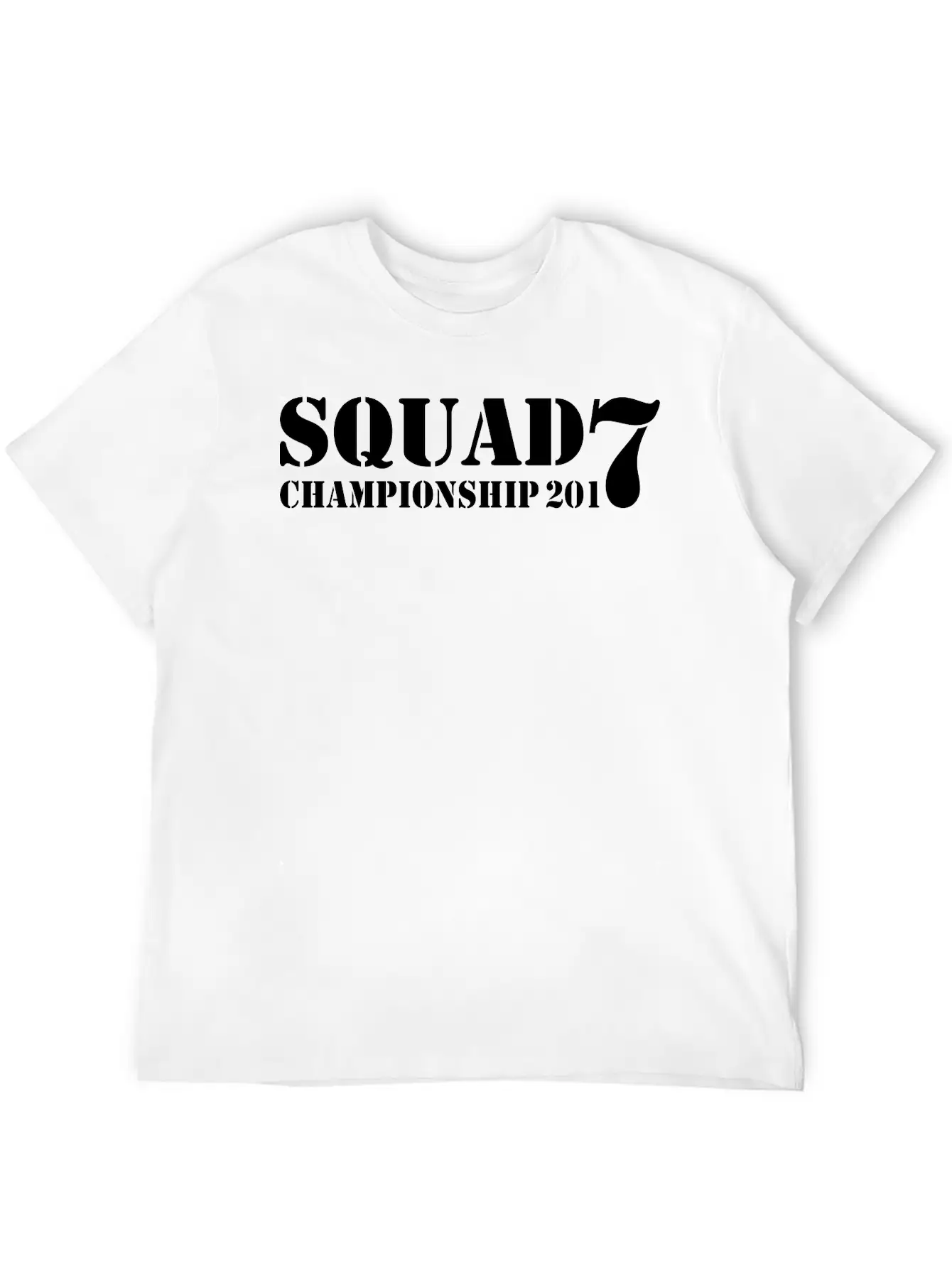 Squad 7 Classic Fit Graphic Tee For Daily Comfort – Unisex Cotton Shirt