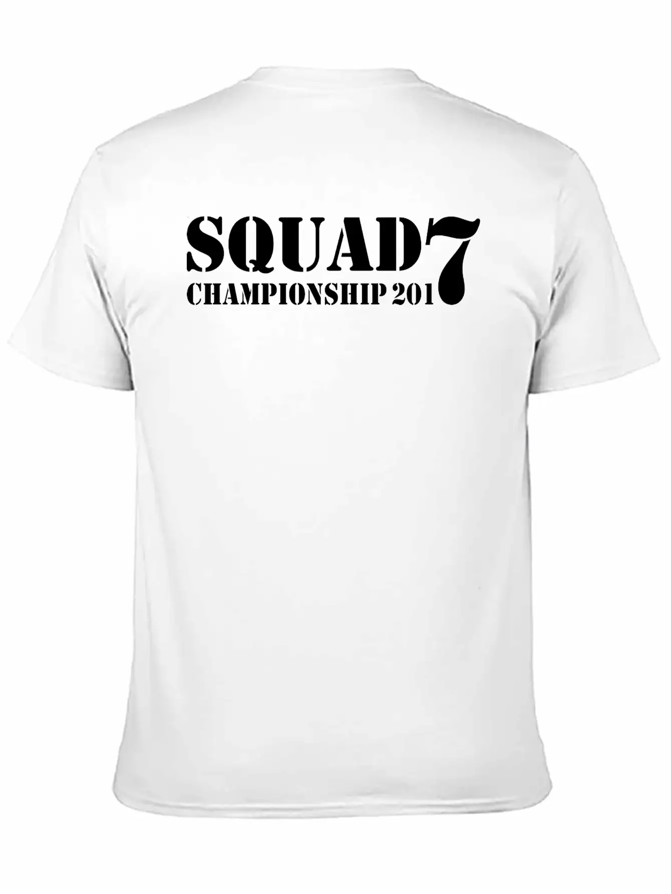 Squad 7 Classic Fit Graphic Tee For Daily Comfort – Unisex Cotton Shirt