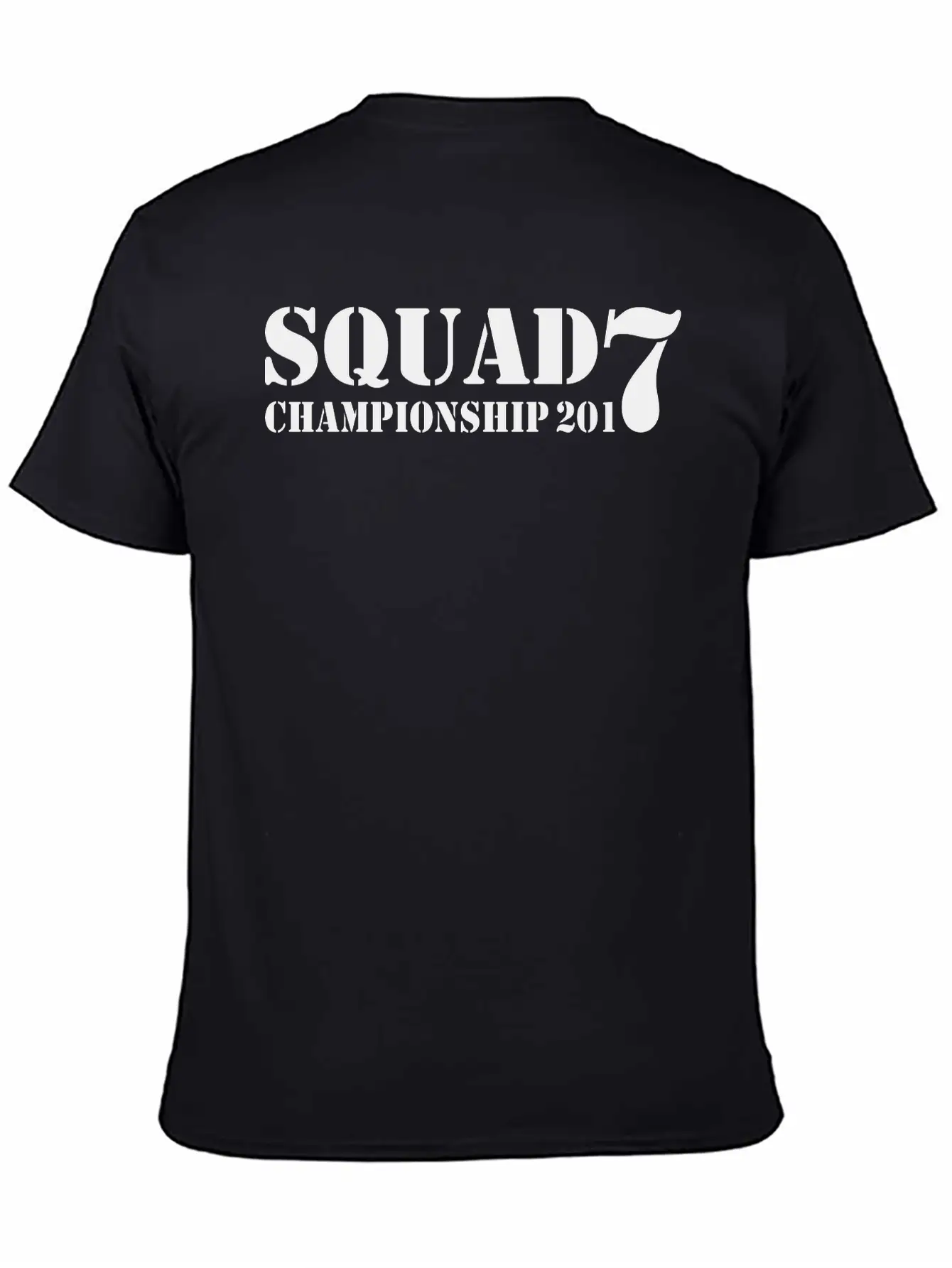 Squad 7 Classic Fit Graphic Tee For Daily Comfort – Unisex Cotton Shirt