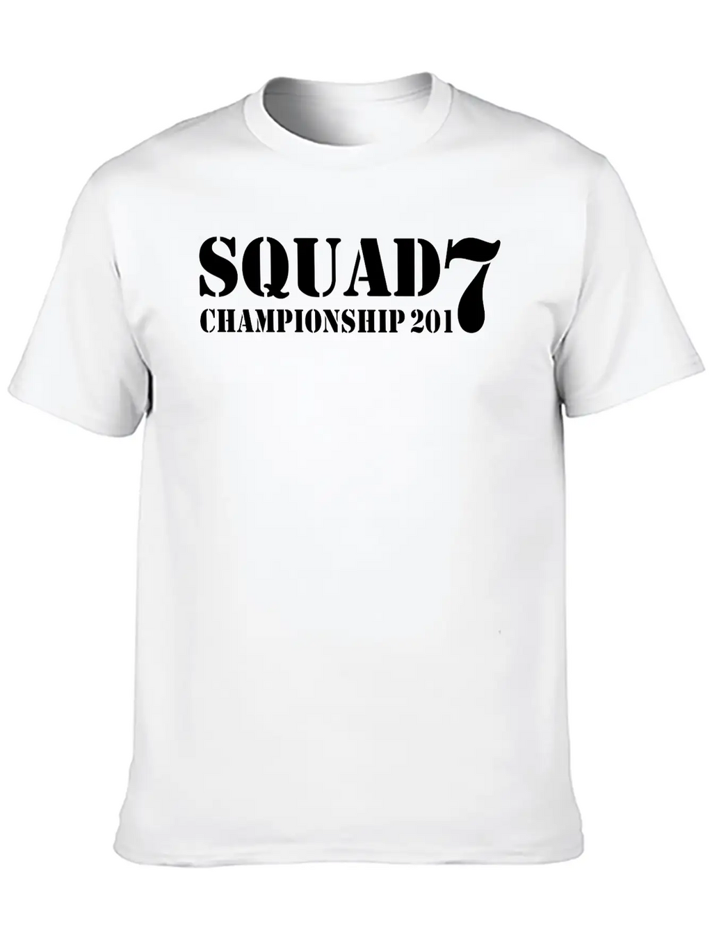 Squad 7 Classic Fit Graphic Tee For Daily Comfort – Unisex Cotton Shirt