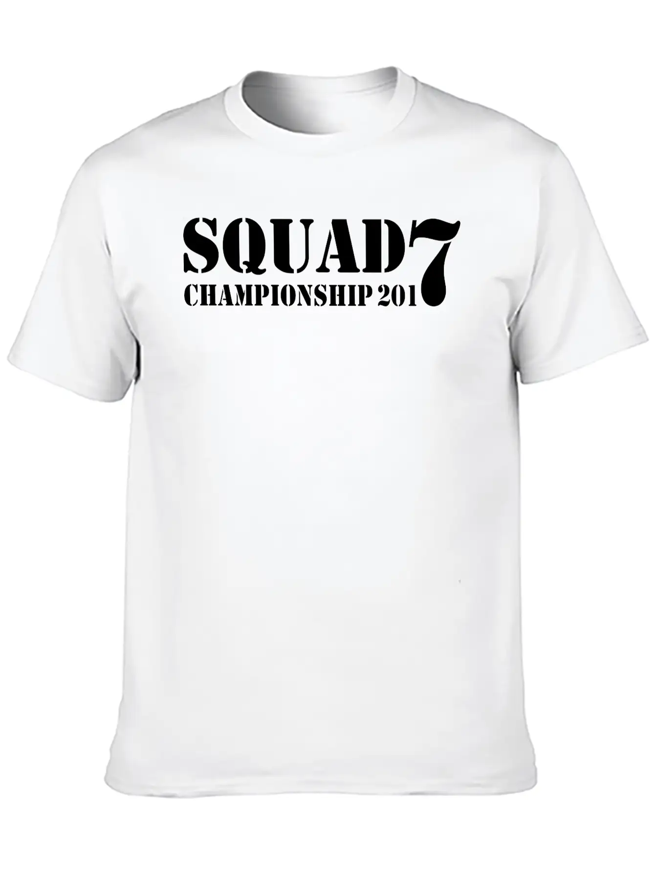 Squad 7 Classic Fit Graphic Tee For Daily Comfort – Unisex Cotton Shirt