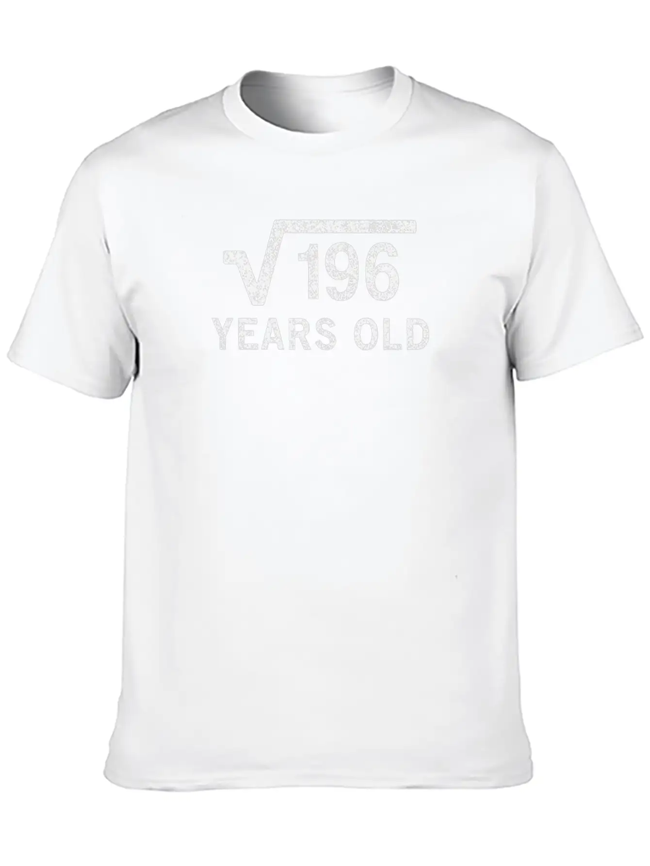 Square Root Of 196 14 Years Old 14th Birthday Gift Unisex Short Sleeve Soft Cotton T-Shirt – Casual Everyday Wear
