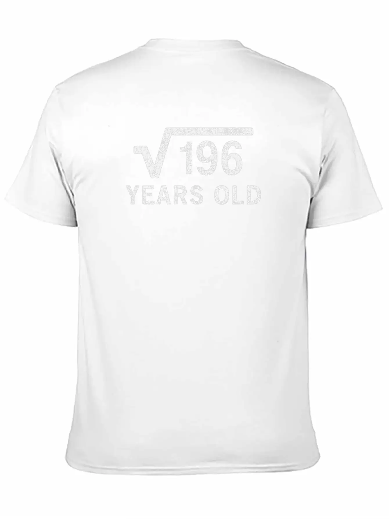 Square Root Of 196 14 Years Old 14th Birthday Gift Unisex Short Sleeve Soft Cotton T-Shirt – Casual Everyday Wear