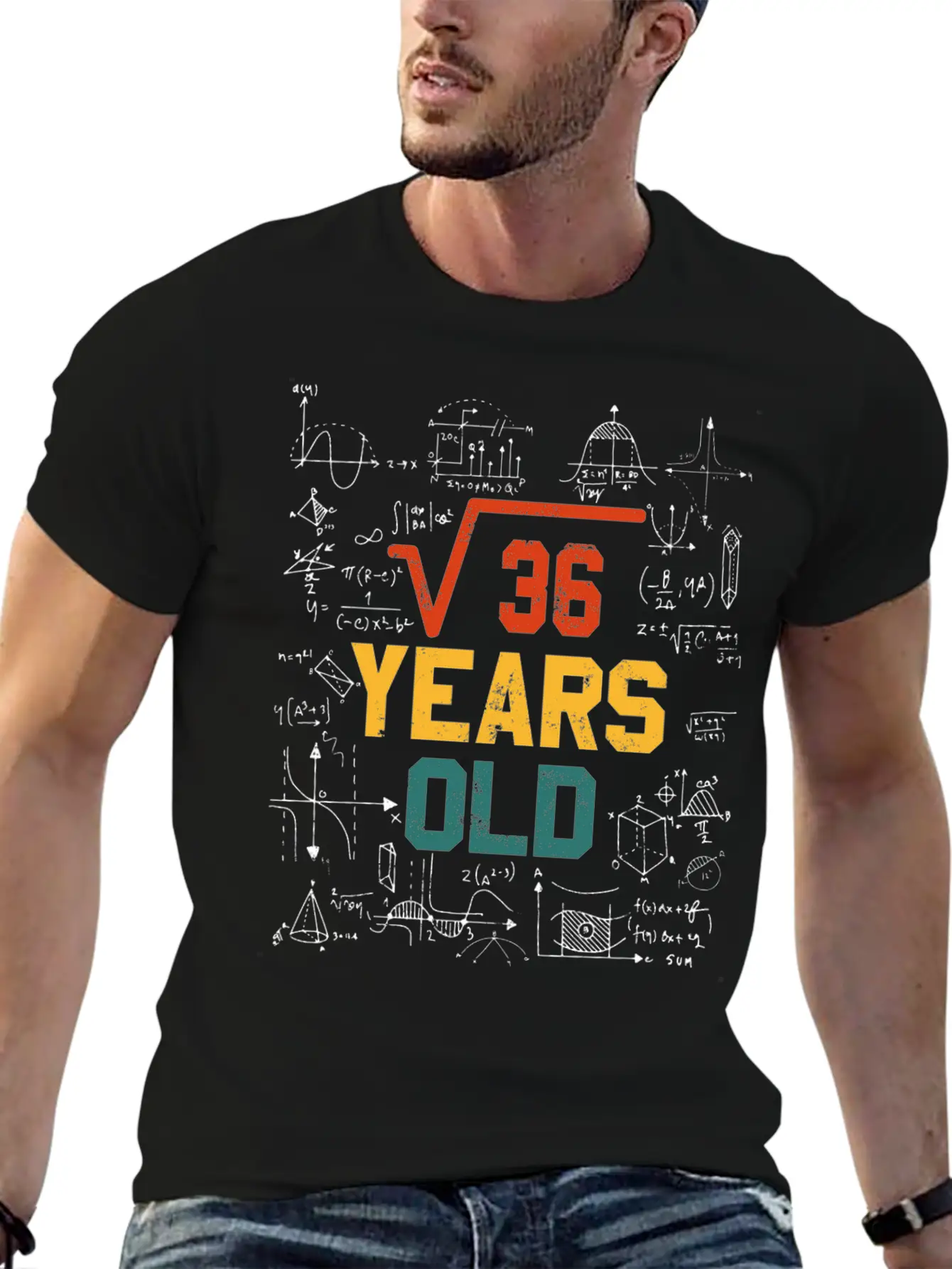 Square Root Square Root Math 6 Birthday Casual Graphic T-Shirt – Simple And Comfortable Daily Wear