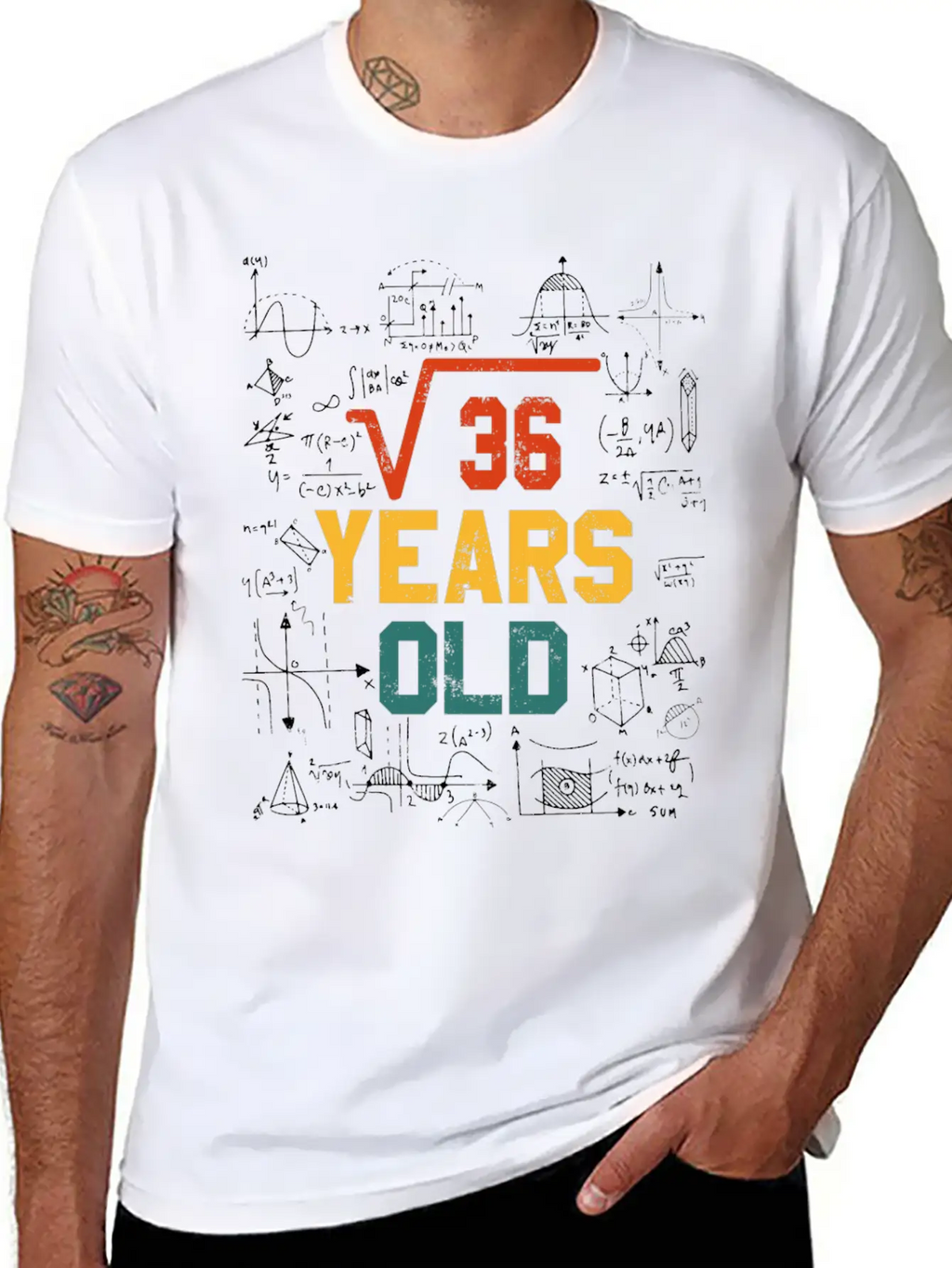 Square Root Square Root Math 6 Birthday Casual Graphic T-Shirt – Simple And Comfortable Daily Wear