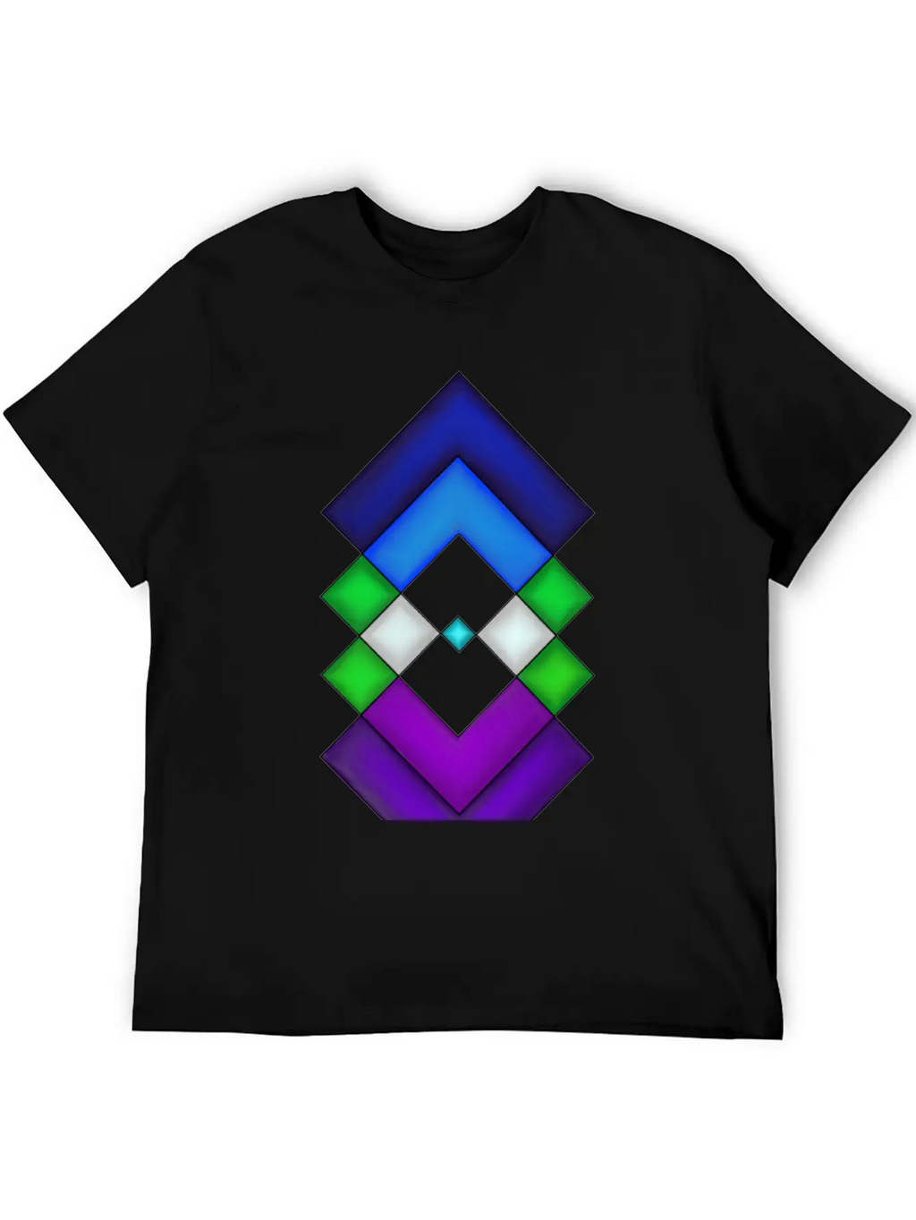 Square Stone Breathable Soft Cotton T-Shirt – Timeless Casual Look
