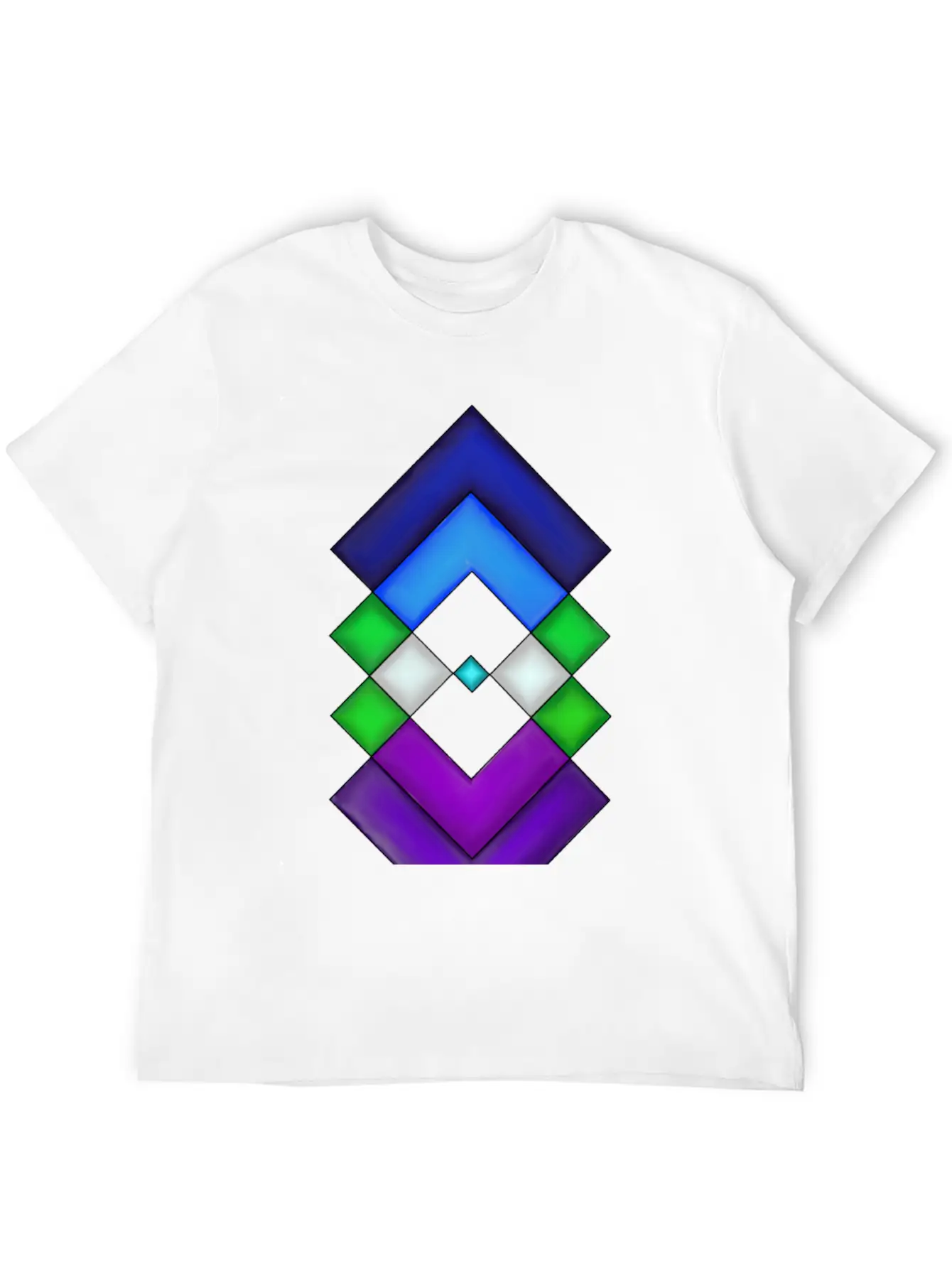 Square Stone Breathable Soft Cotton T-Shirt – Timeless Casual Look
