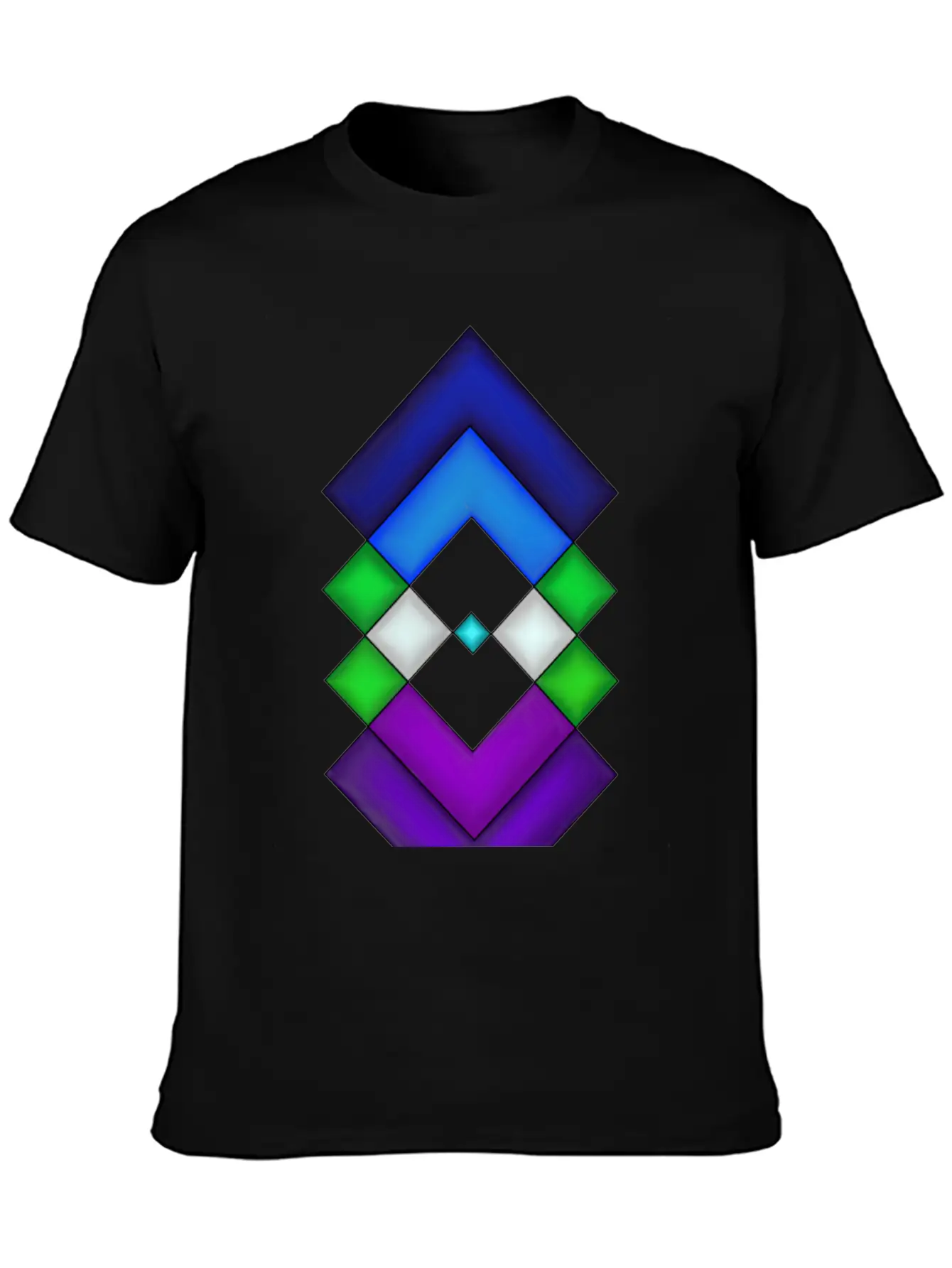 Square Stone Breathable Soft Cotton T-Shirt – Timeless Casual Look