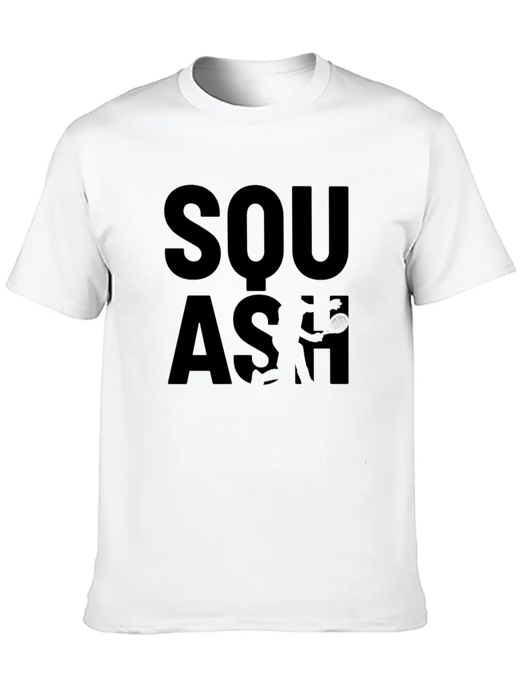 Squash Player Breathable Soft Cotton T-Shirt – Timeless Casual Look