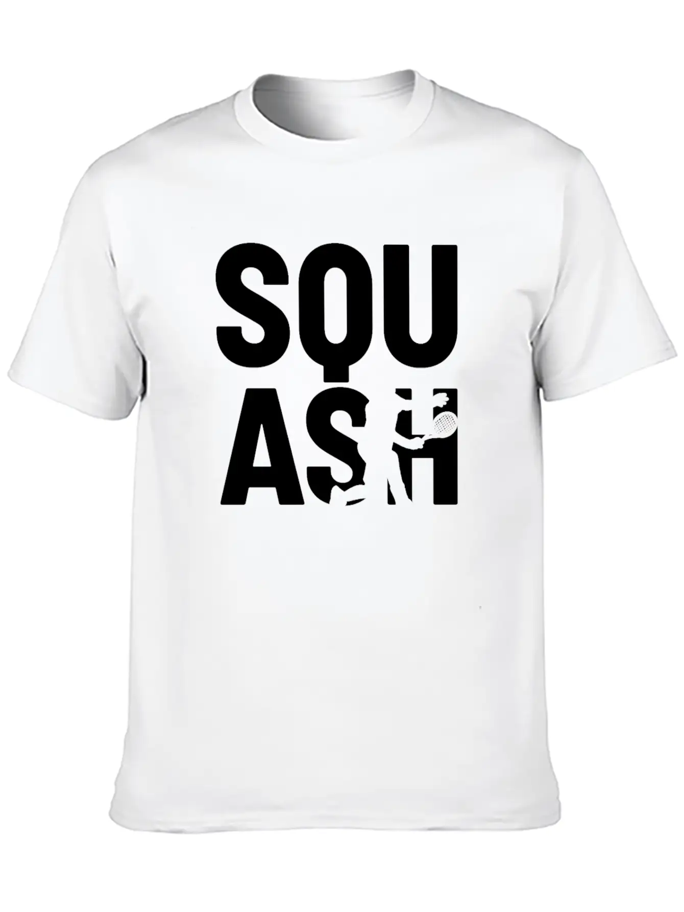 Squash Player Breathable Soft Cotton T-Shirt – Timeless Casual Look