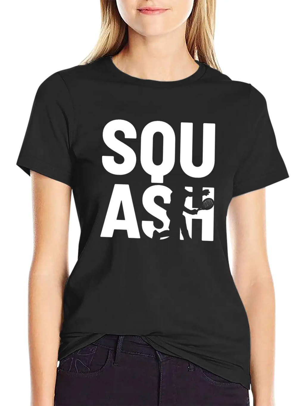 Squash Player Breathable Soft Cotton T-Shirt – Timeless Casual Look