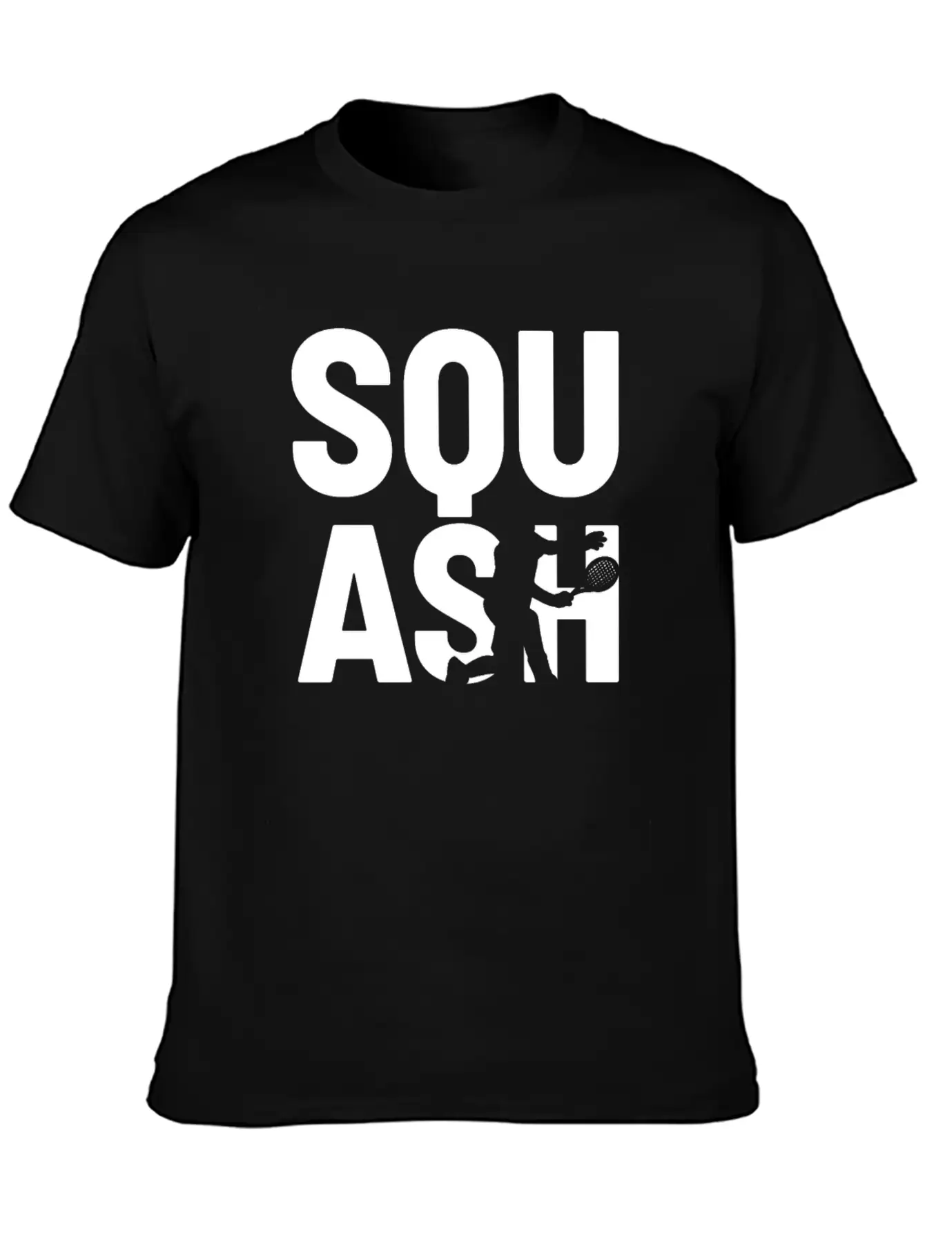 Squash Player Breathable Soft Cotton T-Shirt – Timeless Casual Look
