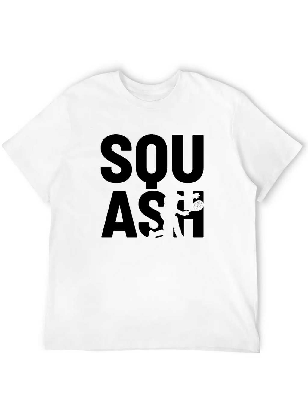 Squash Player Breathable Soft Cotton T-Shirt – Timeless Casual Look