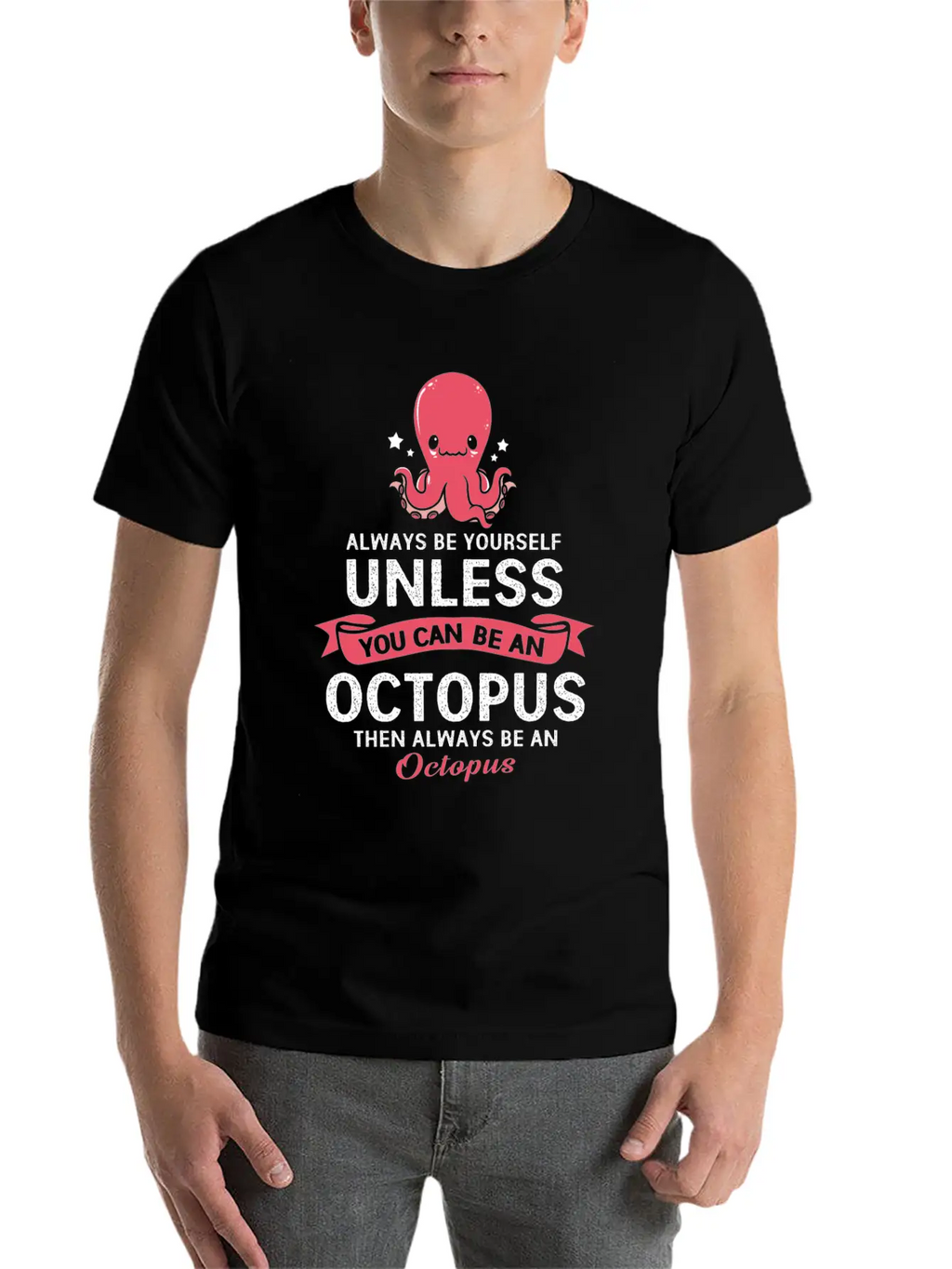 Squid Octopus Tentacle Ink Calamari Ocean Oracle Unisex Casual T-Shirt – Clean Design For Daily Comfort