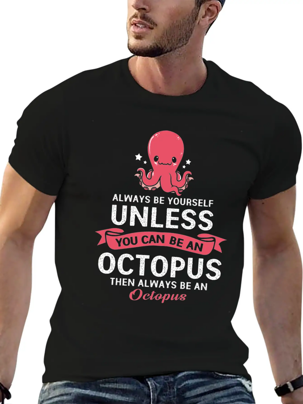 Squid Octopus Tentacle Ink Calamari Ocean Oracle Unisex Casual T-Shirt – Clean Design For Daily Comfort