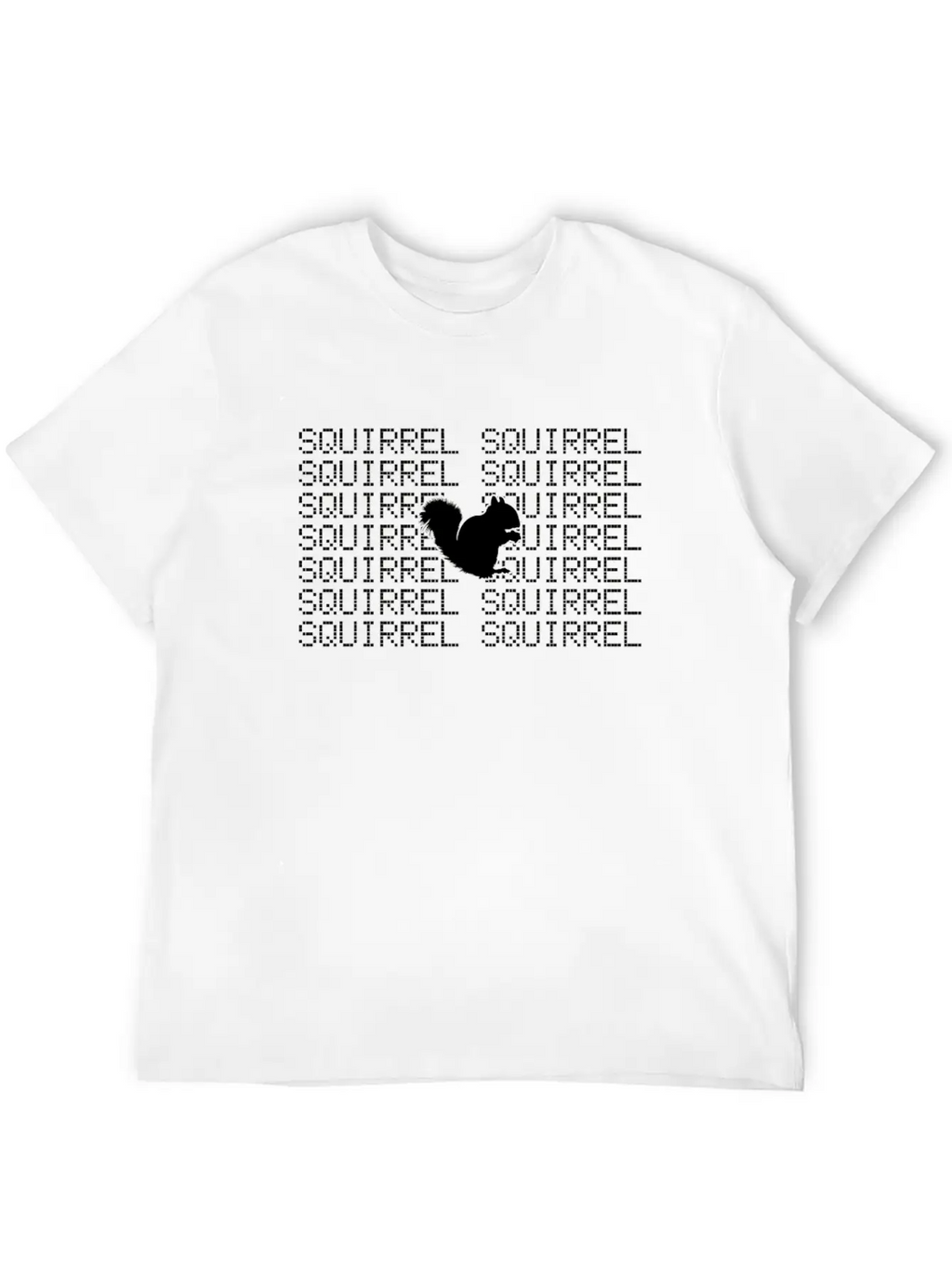 Squirrel Classic Fit Graphic Tee For Daily Comfort – Unisex Cotton Shirt
