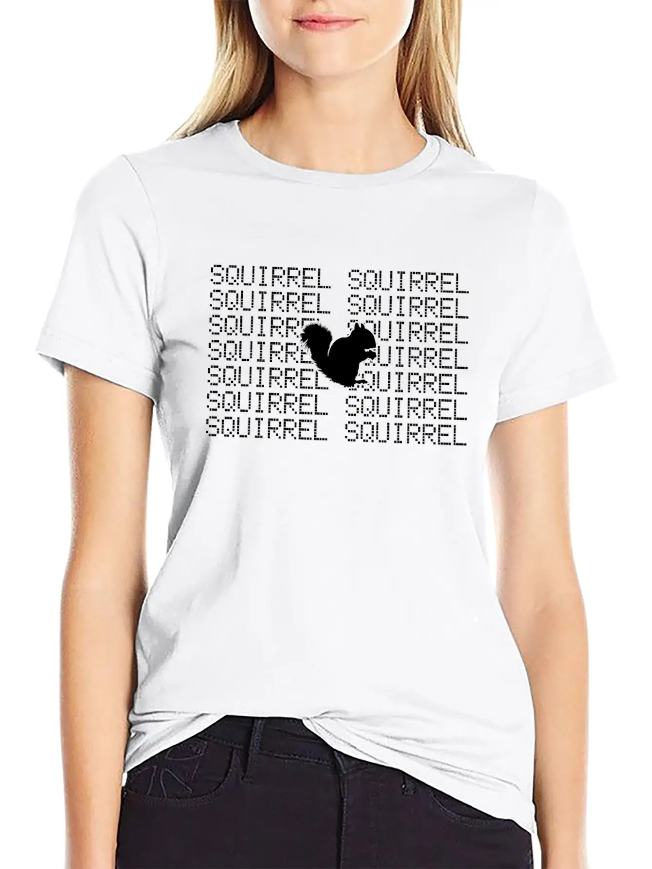 Squirrel Classic Fit Graphic Tee For Daily Comfort – Unisex Cotton Shirt