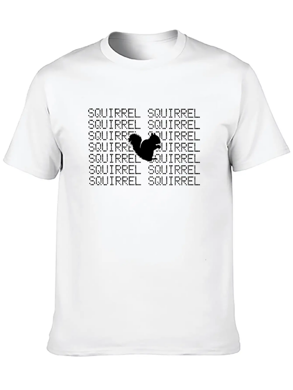 Squirrel Classic Fit Graphic Tee For Daily Comfort – Unisex Cotton Shirt