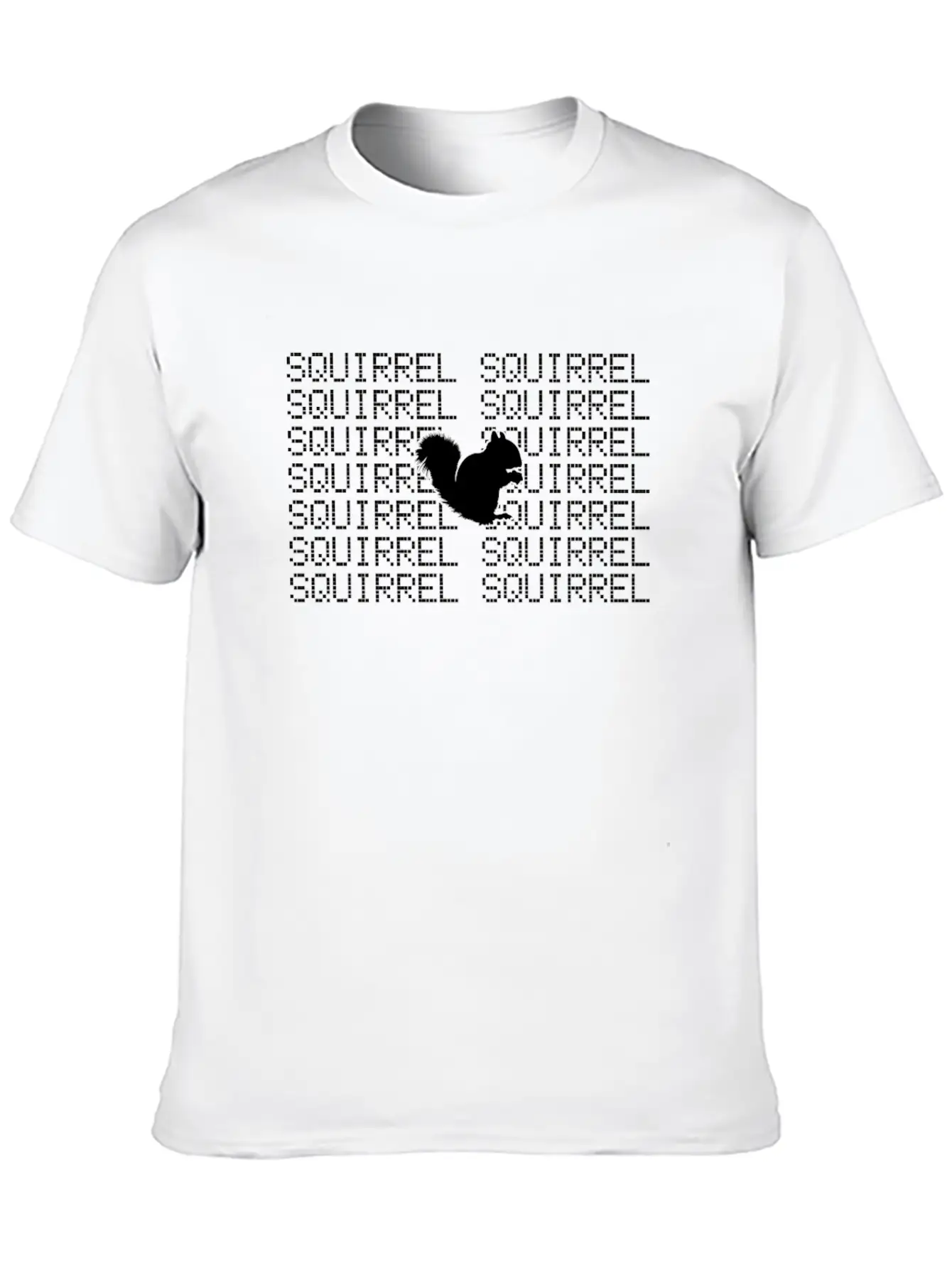 Squirrel Classic Fit Graphic Tee For Daily Comfort – Unisex Cotton Shirt
