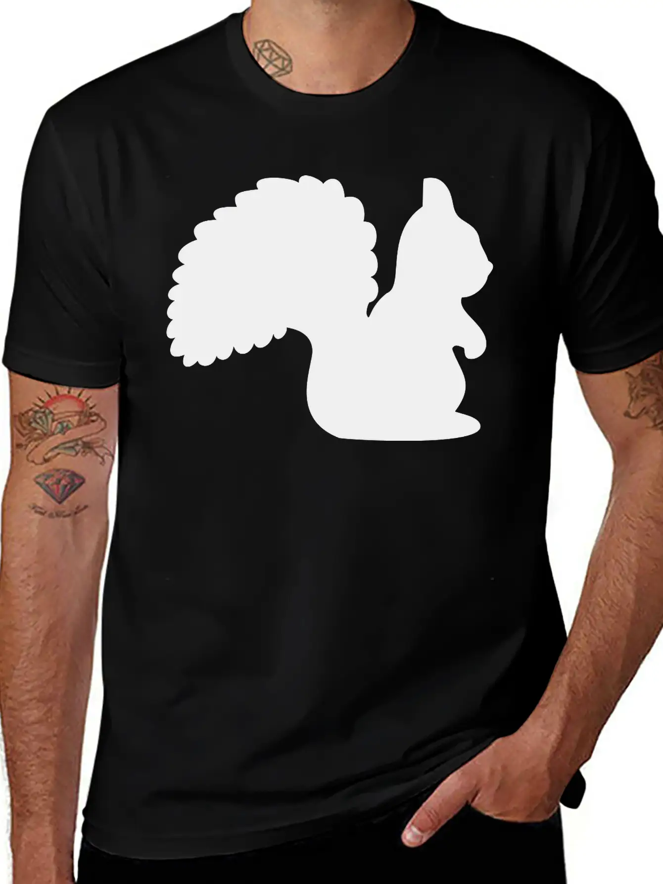 Squirrel Forest Gift Essential Cotton Tee For Daily Outfits – Unisex Style