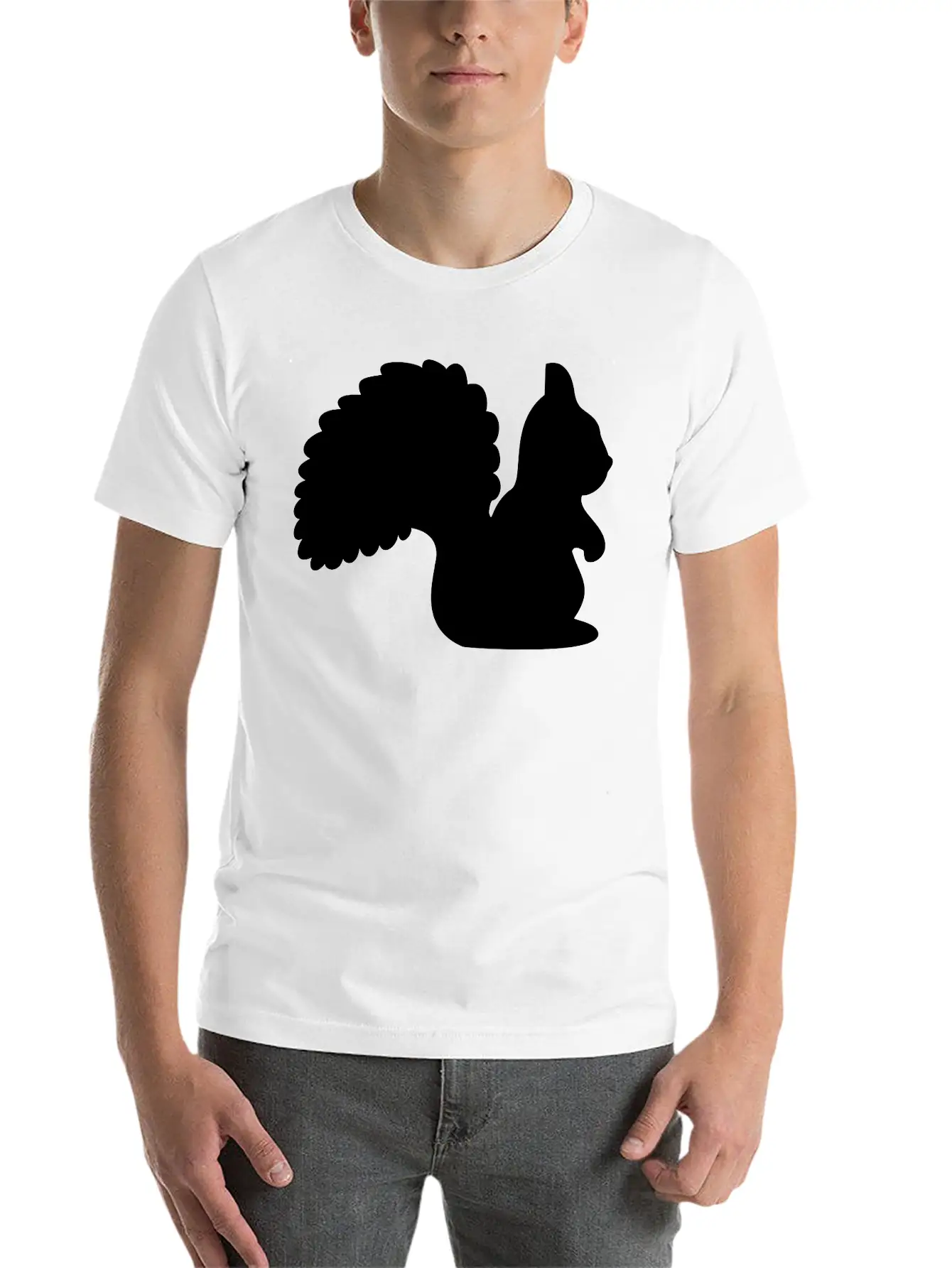 Squirrel Forest Gift Essential Cotton Tee For Daily Outfits – Unisex Style