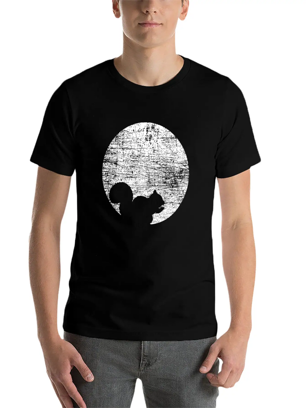 Squirrel Moon Breathable Soft Cotton T-Shirt – Timeless Casual Look