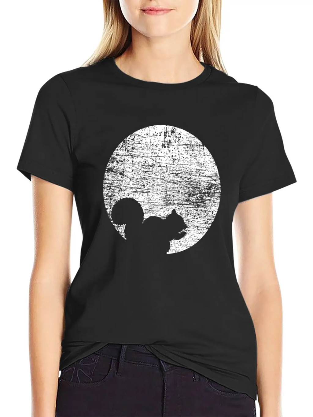 Squirrel Moon Breathable Soft Cotton T-Shirt – Timeless Casual Look