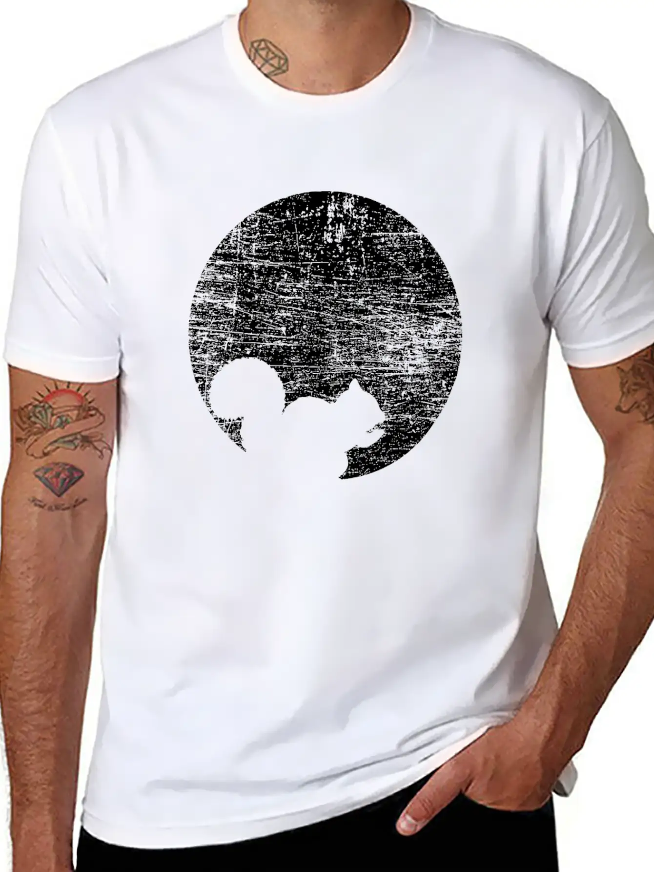 Squirrel Moon Breathable Soft Cotton T-Shirt – Timeless Casual Look