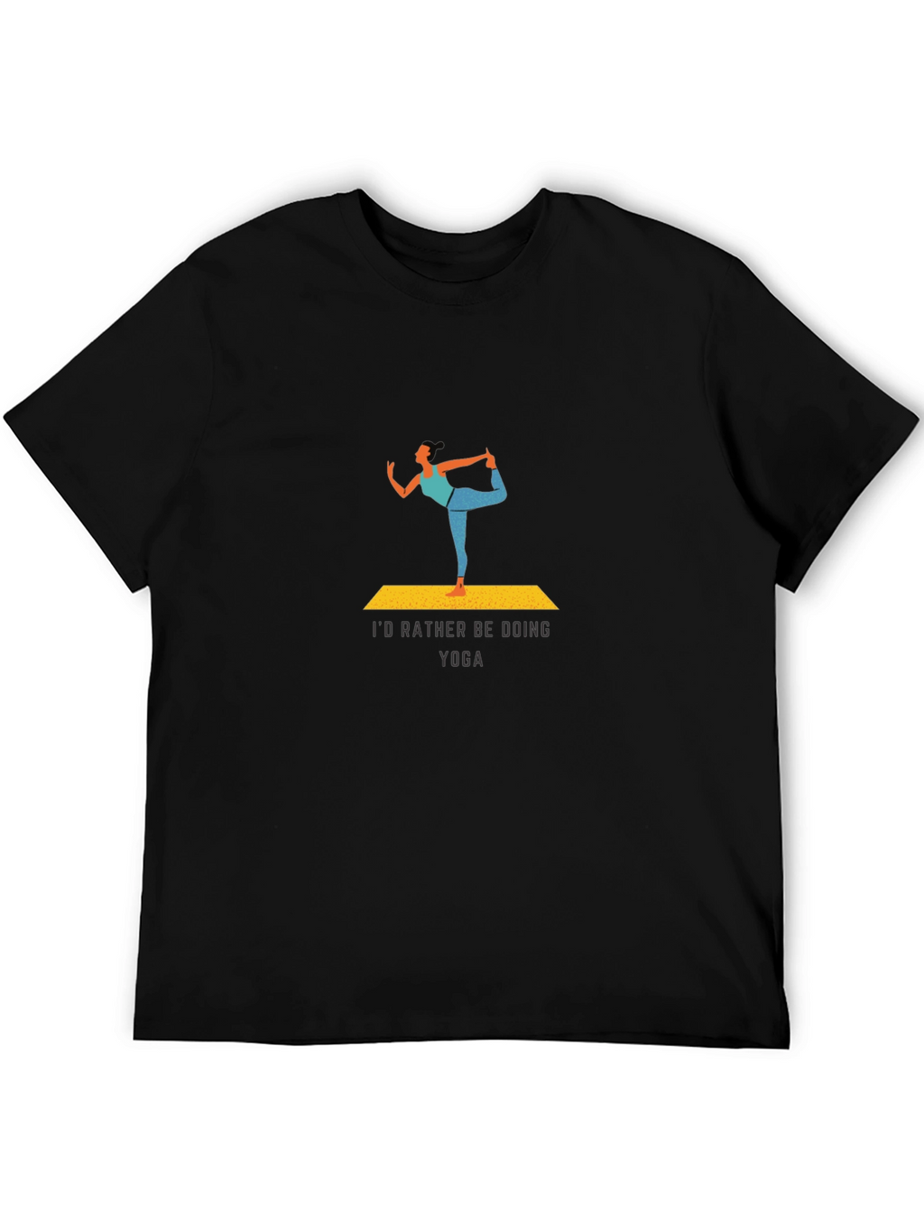 Yoga Lovers Tee: Id Rather Be Doing Yoga