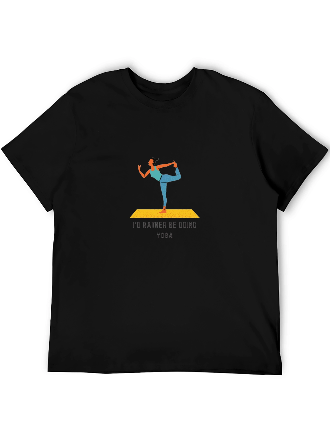 Yoga Lovers Tee: Id Rather Be Doing Yoga