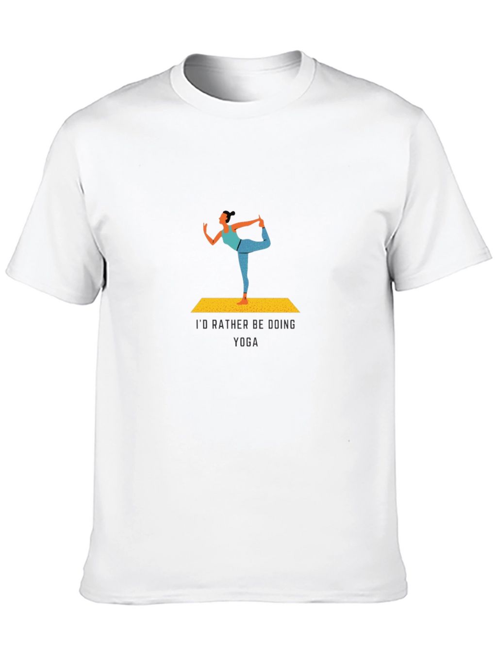 Yoga Lovers Tee: Id Rather Be Doing Yoga
