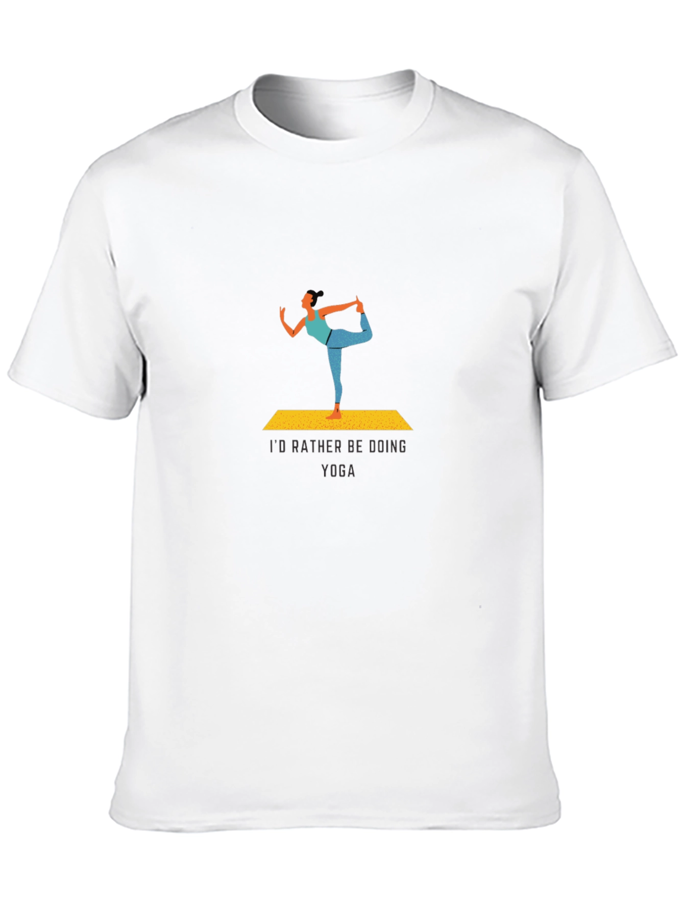 Yoga Lovers Tee: Id Rather Be Doing Yoga