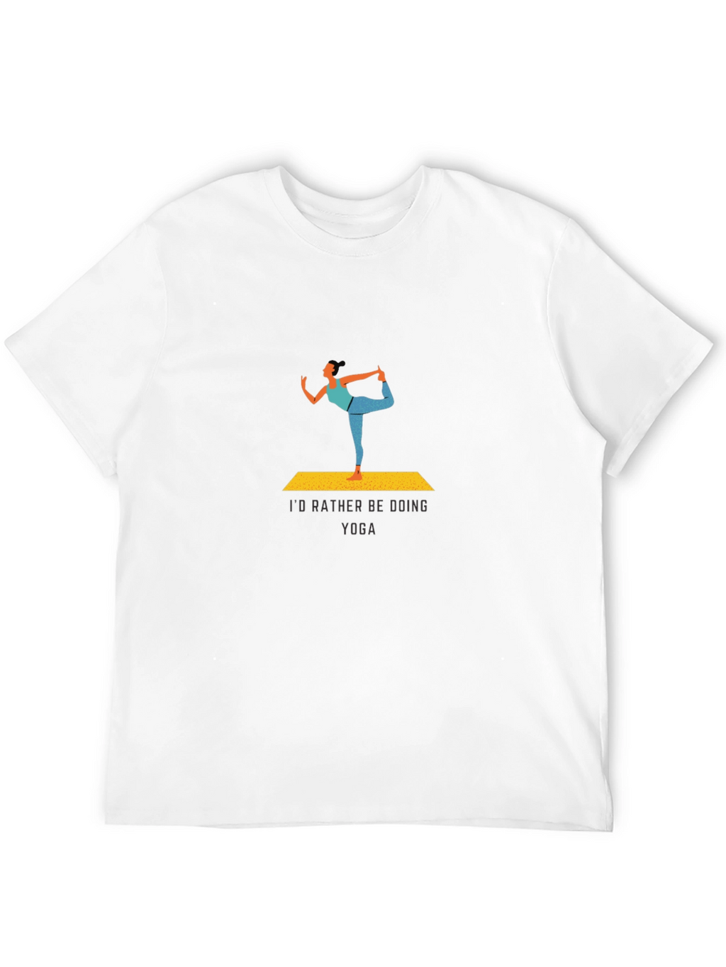Yoga Lovers Tee: Id Rather Be Doing Yoga