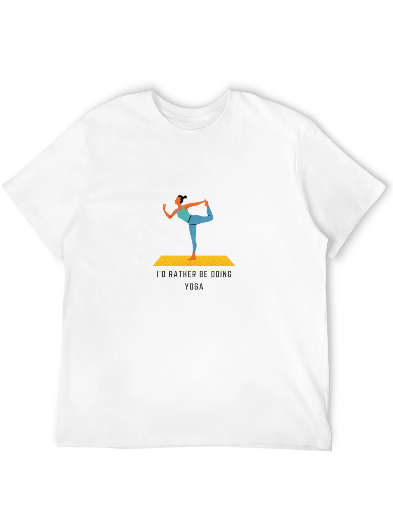 Yoga Lovers Tee: Id Rather Be Doing Yoga