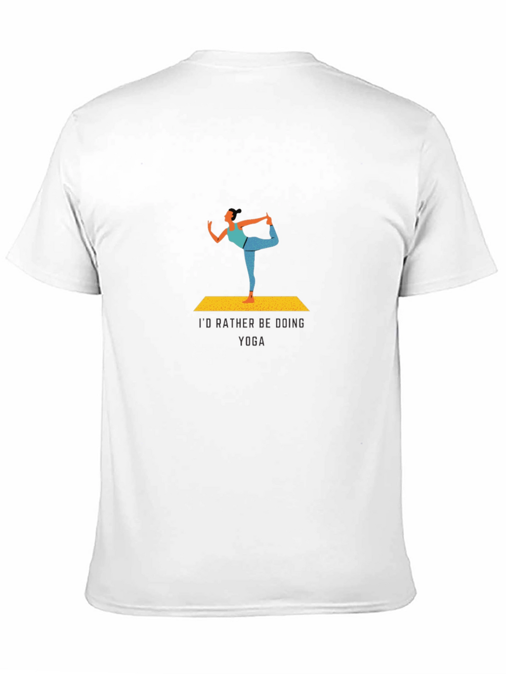 Yoga Lovers Tee: Id Rather Be Doing Yoga