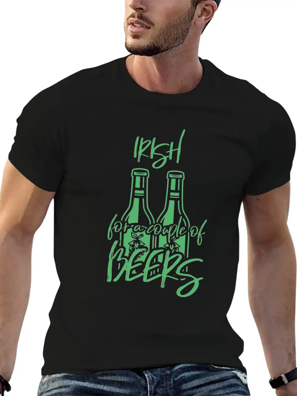 St Patricks Day Irish Unisex Short Sleeve Soft Cotton T-Shirt – Casual Everyday Wear