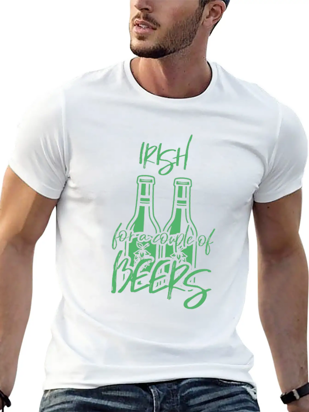 St Patricks Day Irish Unisex Short Sleeve Soft Cotton T-Shirt – Casual Everyday Wear
