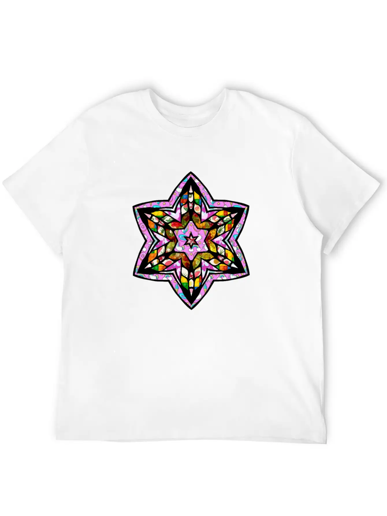 Stained Star Unisex Casual T-Shirt – Clean Design For Daily Comfort
