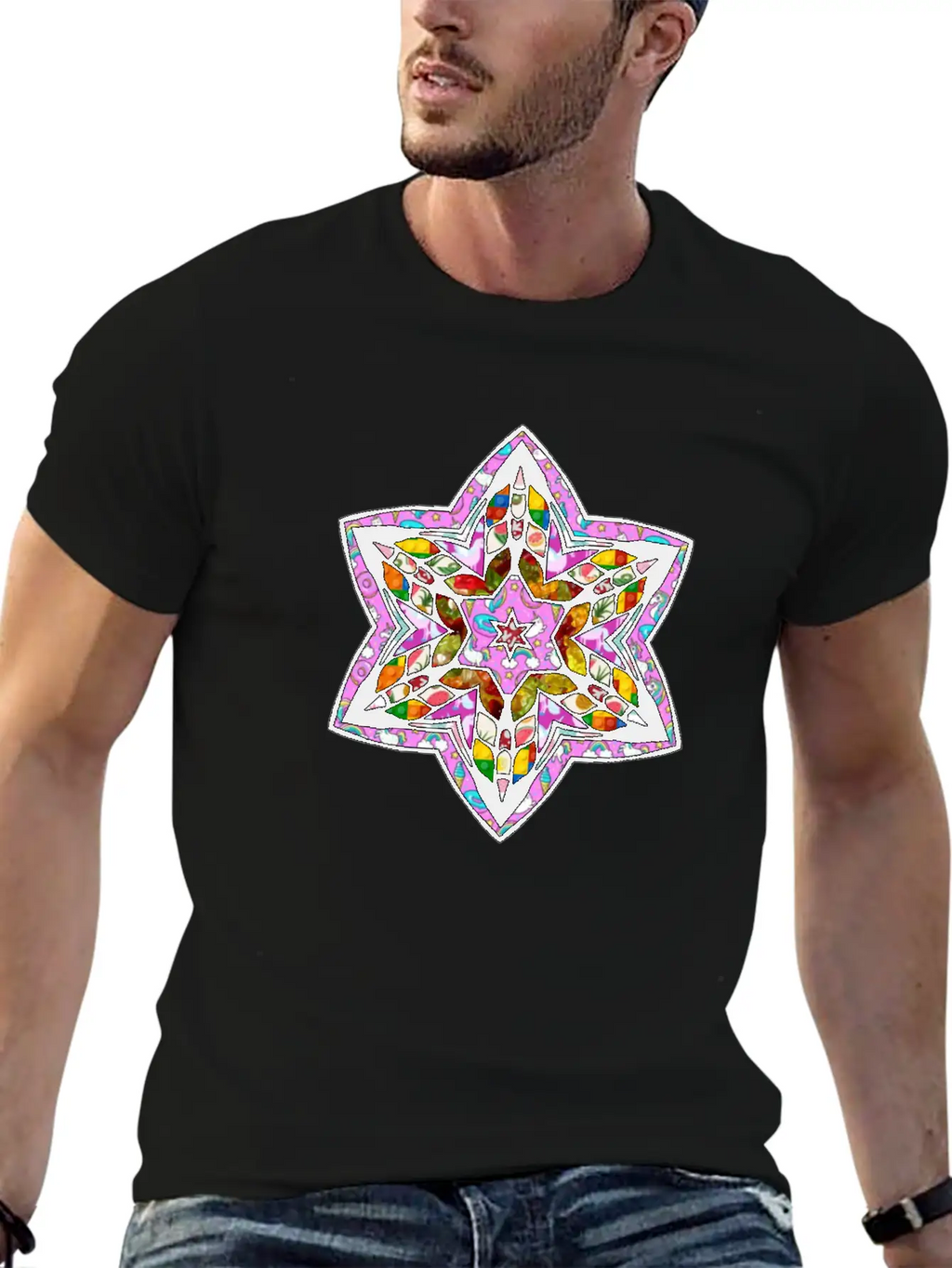 Stained Star Unisex Casual T-Shirt – Clean Design For Daily Comfort