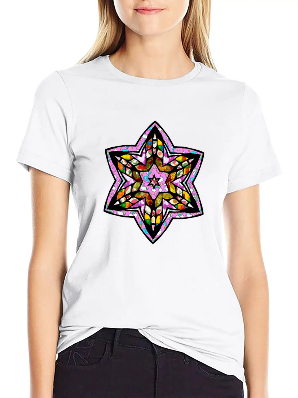 Stained Star Unisex Casual T-Shirt – Clean Design For Daily Comfort