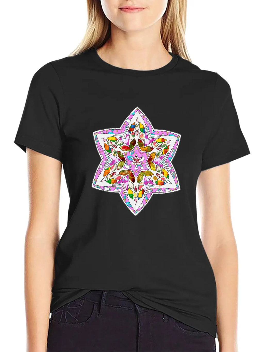 Stained Star Unisex Casual T-Shirt – Clean Design For Daily Comfort