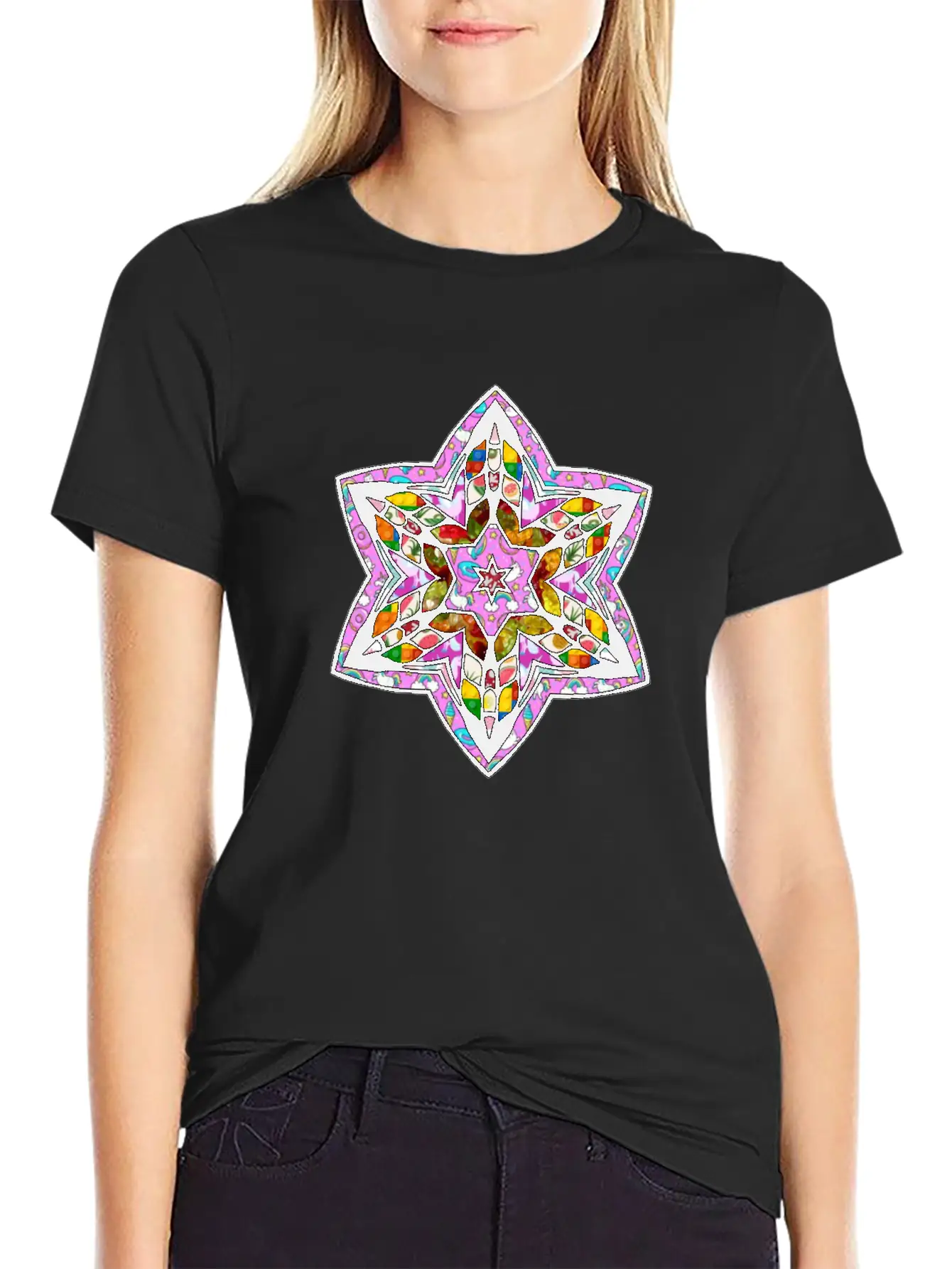Stained Star Unisex Casual T-Shirt – Clean Design For Daily Comfort