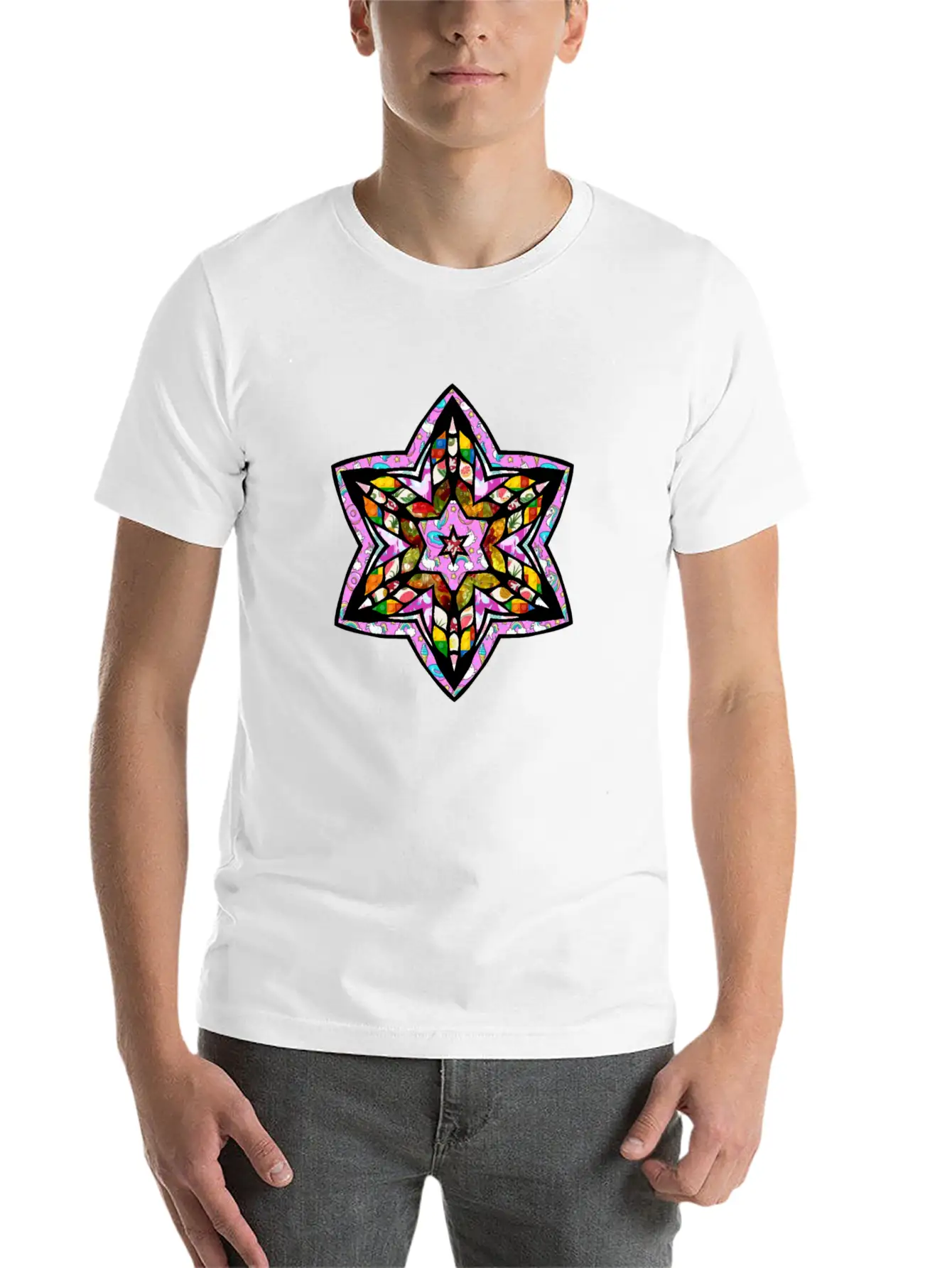 Stained Star Unisex Casual T-Shirt – Clean Design For Daily Comfort