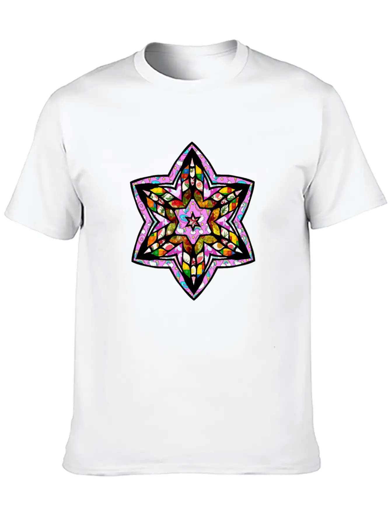 Stained Star Unisex Casual T-Shirt – Clean Design For Daily Comfort