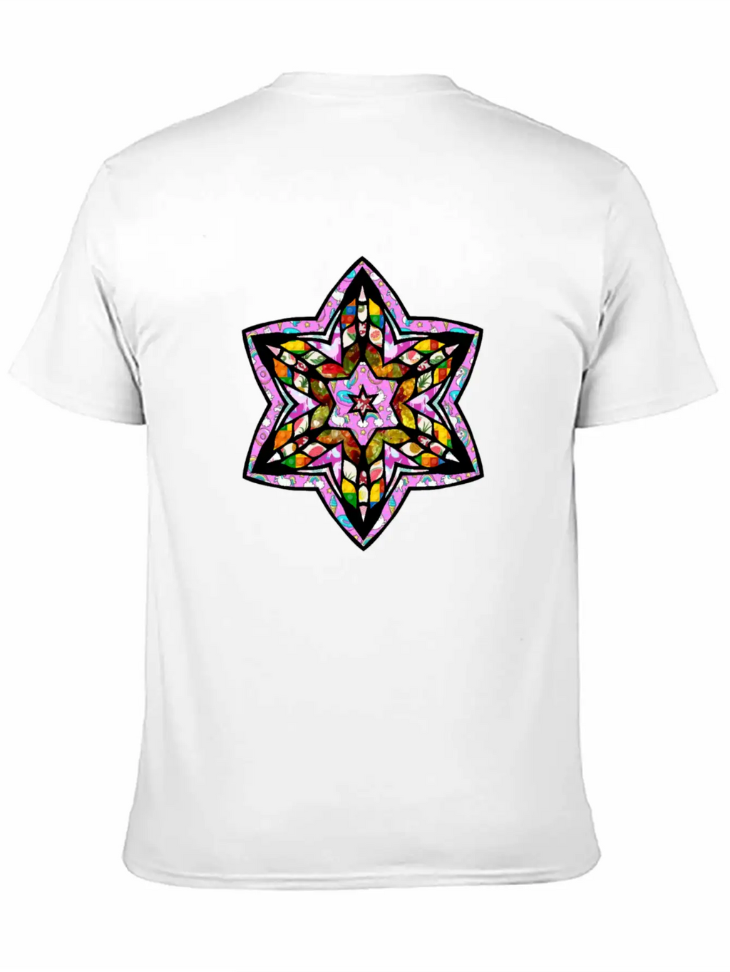 Stained Star Unisex Casual T-Shirt – Clean Design For Daily Comfort
