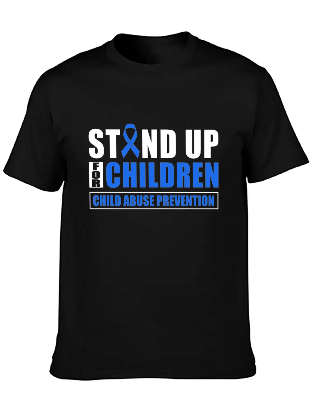 Stand Up For Children - Child Abuse Prevention Unisex Casual T-Shirt – Clean Design For Daily Comfort