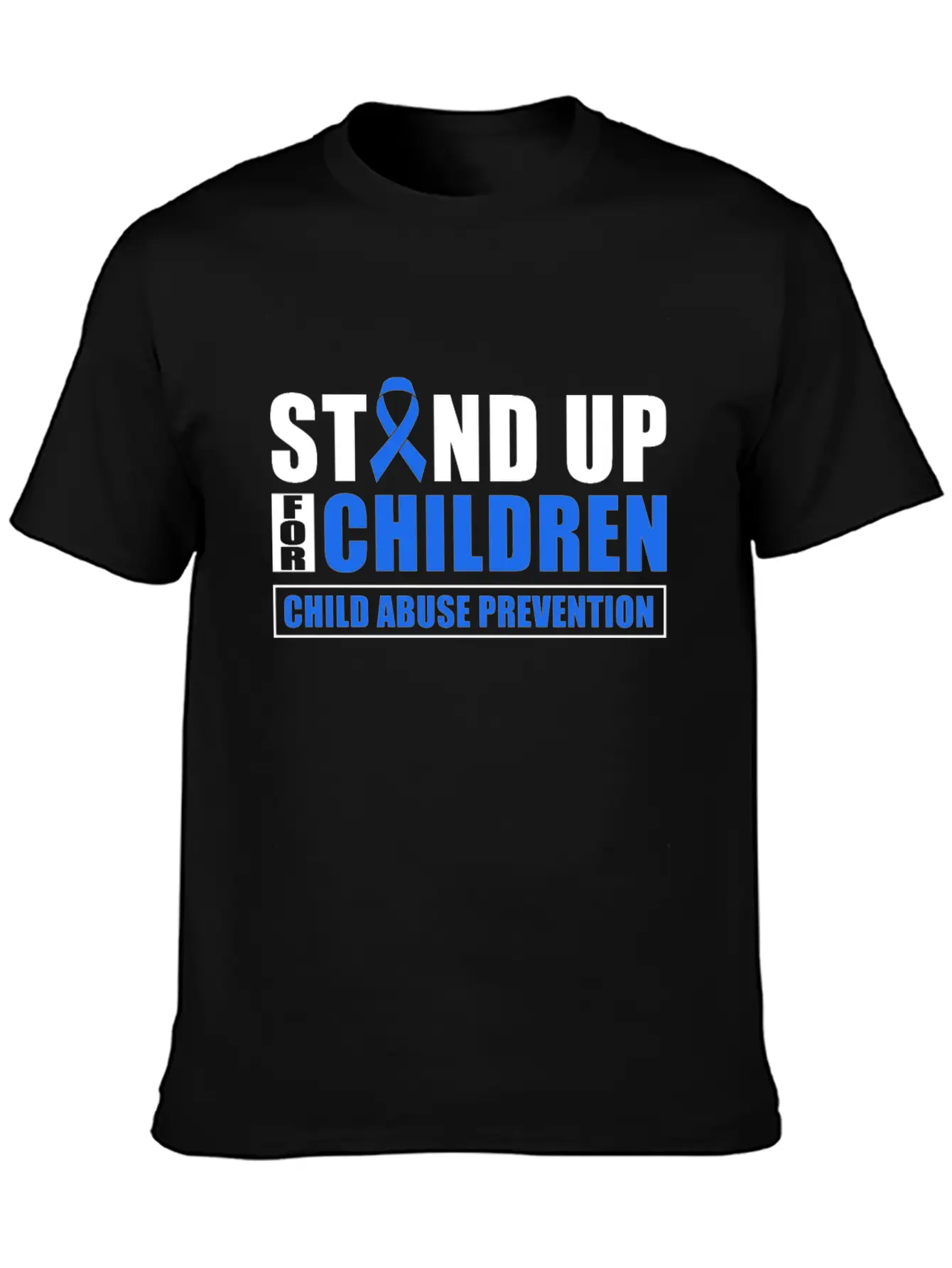 Stand Up For Children - Child Abuse Prevention Unisex Casual T-Shirt – Clean Design For Daily Comfort